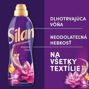 Silan Aromatherapy Dreamy Lotus koncentrovaný avivážny prostriedok na textílie 62 praní 1364 ml