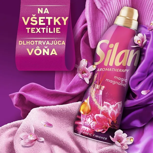 Silan Aromatherapy Magic Magnolia koncentrovaný avivážny prostriedok na textílie 62 praní 1364 ml