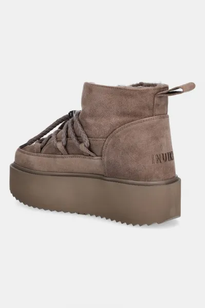 Semišové snehule Inuikii Classic Low Platform