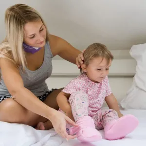 Priessnitz Zábalové bačkory pro děti a dospělé, růžové, vel. 22-24 cm