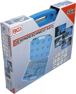 BGS Technics BGS závitorezná sada M3 – M12 (56 dielov)