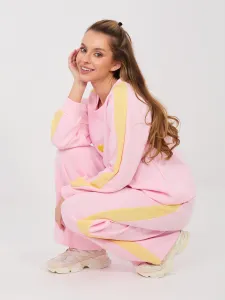 Ružová tepláková súprava srdiečka