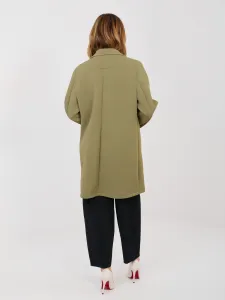 Khaki dámsky kabát