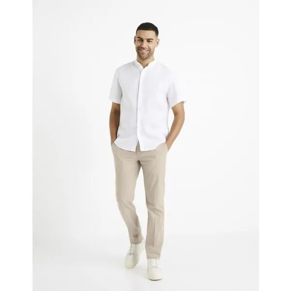 CELIO DAMAOPOC Pánska letná košeľa, biela, veľkosť