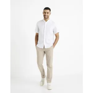 CELIO DAMAOPOC Pánska letná košeľa, biela, veľkosť