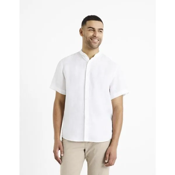 CELIO DAMAOPOC Pánska letná košeľa, biela, veľkosť