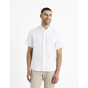CELIO DAMAOPOC Pánska letná košeľa, biela, veľkosť