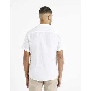 CELIO DAMAOPOC Pánska letná košeľa, biela, veľkosť