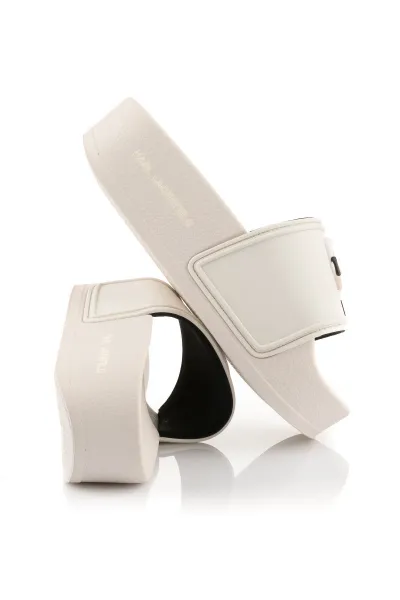 Šľapky Karl Lagerfeld Kondo Maxi Karl Nft Slide Off White Rubber
