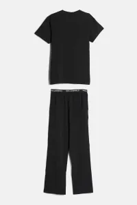 Pyžamo Karl Lagerfeld Logo Jersey Shine Pj Set Black