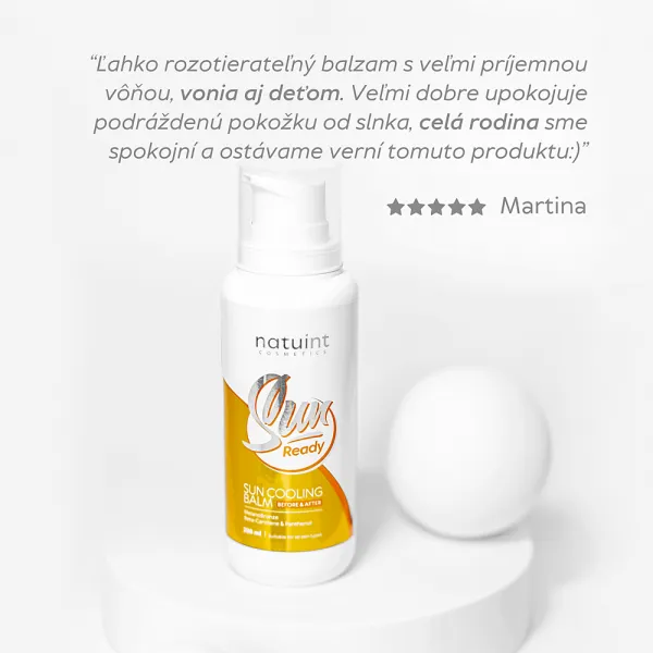 Natuint cosmetics - Svieži balzam pred a po opaľovaní