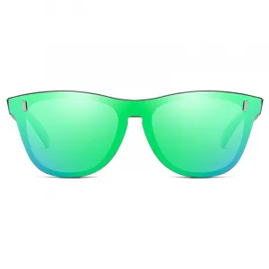 KDEAM Reston 6 slnečné okuliare, Black / Green (GKD007C06)