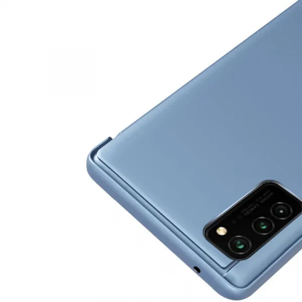 MG Clear View knižkové puzdro na Samsung Galaxy A72, ružové