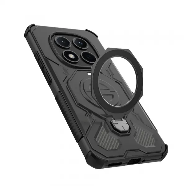 Tech-Protect Tactic Stand MagSafe kryt na Xiaomi Redmi Note 15 Pro 5G, čierny