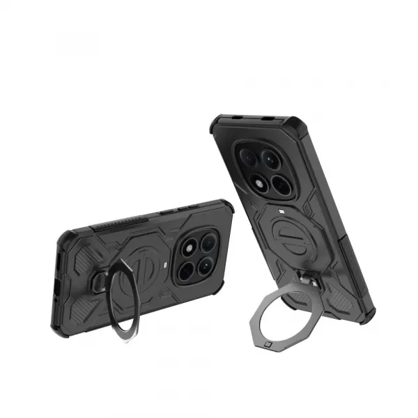 Tech-Protect Tactic Stand MagSafe kryt na Xiaomi Redmi Note 15 Pro 5G, čierny