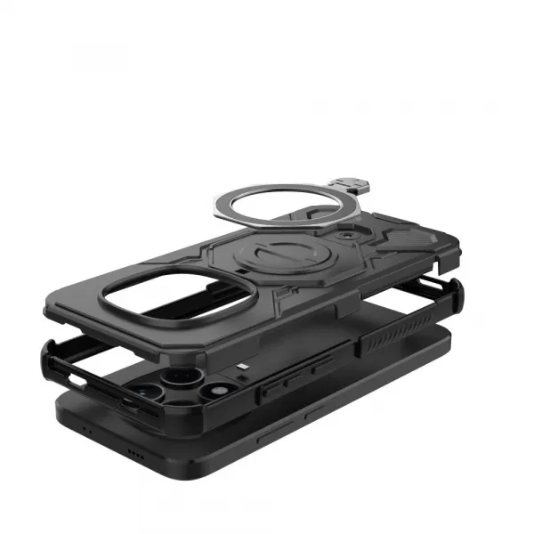 Tech-Protect Tactic Stand MagSafe kryt na Xiaomi Redmi Note 15 Pro 5G, čierny