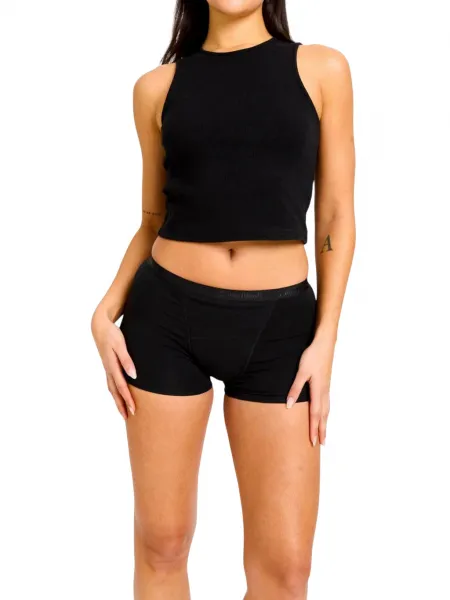 Menštruačné nohavičky Modibodi Basic Boyshort Super Overnight (MKMBBSO) M