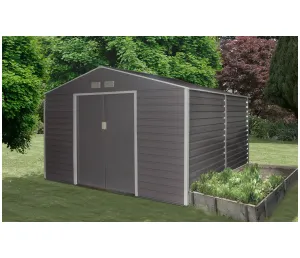 Záhradný domček GAH 1085 - 340 x 319 cm, sivý PE63900571