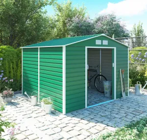 Záhradný domček G21 GAH 706 - 277 x 255 cm, zelený PE63900558