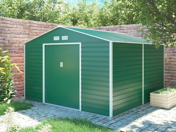 Záhradný domček G21 GAH 1085 - 340 x 319 cm, zelený PE63900578