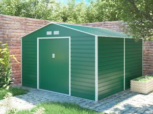 Záhradný domček G21 GAH 1085 - 340 x 319 cm, zelený PE63900578
