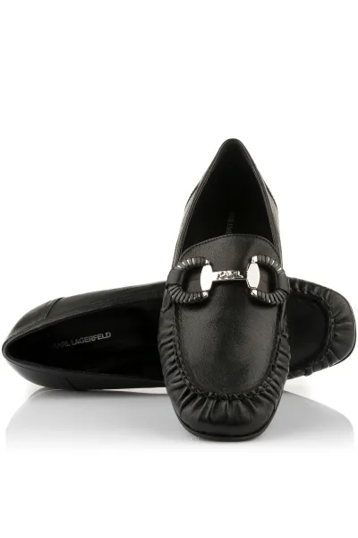 Mokasíny Karl Lagerfeld Eleia Brooch Loafer Black Lthr