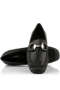 Mokasíny Karl Lagerfeld Eleia Brooch Loafer Black Lthr
