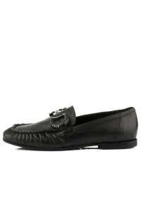Mokasíny Karl Lagerfeld Eleia Brooch Loafer Black Lthr