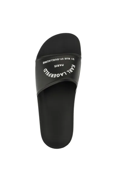 Šľapky Karl Lagerfeld Kondo Maison Karl Slide Black Rubber