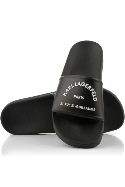 Šľapky Karl Lagerfeld Kondo Maison Karl Slide Black Rubber