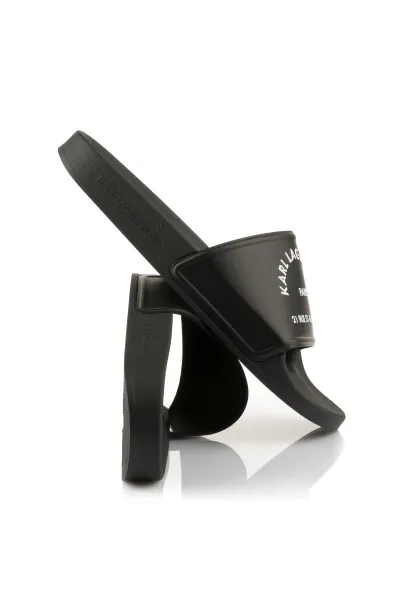 Šľapky Karl Lagerfeld Kondo Maison Karl Slide Black Rubber