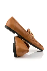 Mokasíny Karl Lagerfeld Eleia Brooch Loafer Tan Lthr