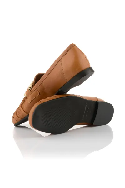 Mokasíny Karl Lagerfeld Eleia Brooch Loafer Tan Lthr
