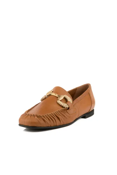 Mokasíny Karl Lagerfeld Eleia Brooch Loafer Tan Lthr