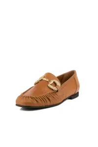 Mokasíny Karl Lagerfeld Eleia Brooch Loafer Tan Lthr