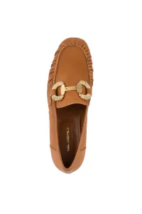 Mokasíny Karl Lagerfeld Eleia Brooch Loafer Tan Lthr