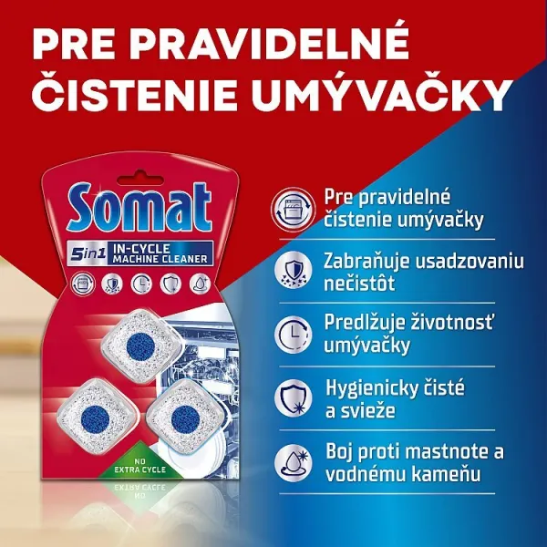 Somat Čistič umývačky riadu 5 x 19 g