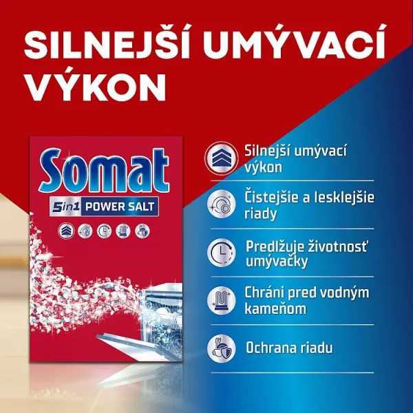 Somat Soľ do umývačky riadu 1,5 kg