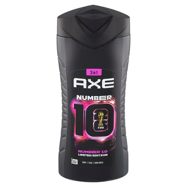 Axe Number 10 sprchovací gél 3 v 1 na telo, vlasy a tvár 400 ml 1ks