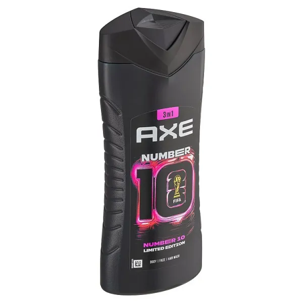 Axe Number 10 sprchovací gél 3 v 1 na telo, vlasy a tvár 400 ml 1ks