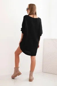 Legínovo Dámske šaty Plus Size z vlny s výstrihom do V tmavo béžové Farba: Tmavobéžová, Veľkosť: UNI