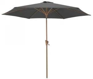 ROJA WOOD Sklápací slnečník 3 m, béžový