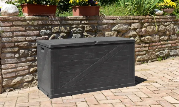Záhradný úložný box WOOD 420 l Toomax