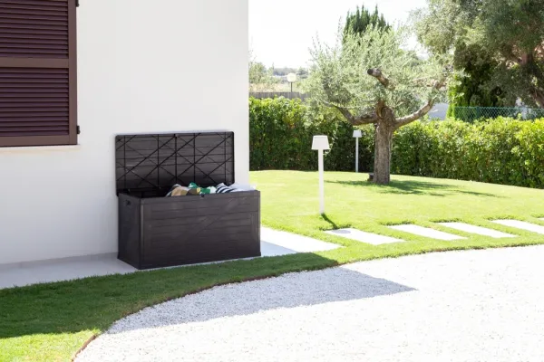 Záhradný úložný box WOOD 420 l Toomax