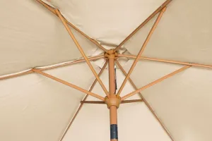 ROJA WOOD Sklápací slnečník 3 m, béžový