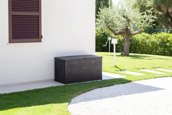 Záhradný úložný box WOOD 420 l Toomax