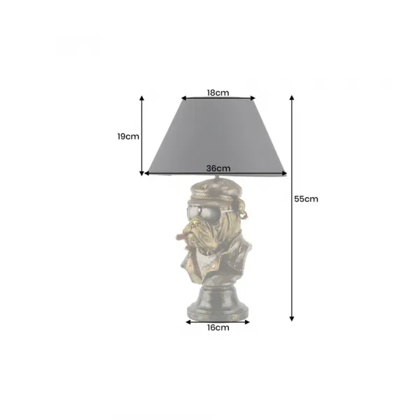 Stolová lampa REX Dekorhome