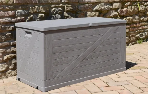 Záhradný úložný box WOOD 420 l Toomax