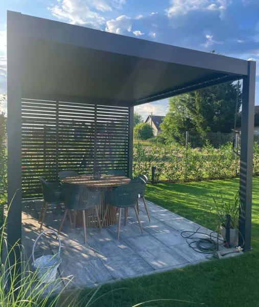 Bioklimatická pergola INTRO PLUS 4x3 m Rojaplast