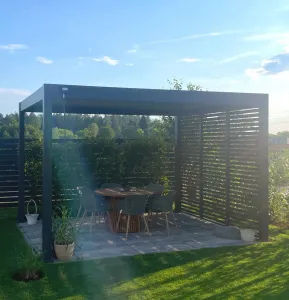 Bioklimatická pergola INTRO PLUS 4x3 m Rojaplast
